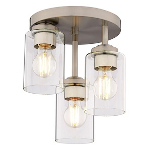 Park Ridge - 3 Light Flush Mount-11.25 Inch Tall and 10.5 Inch Wide - 1403024
