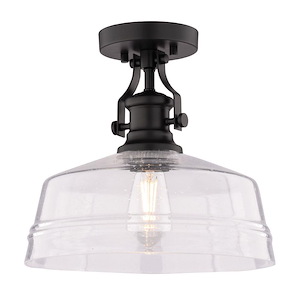 Beloit - 1 Light Semi-Flush Mount-11.25 Inch Tall and 12 Inch Wide - 1403032