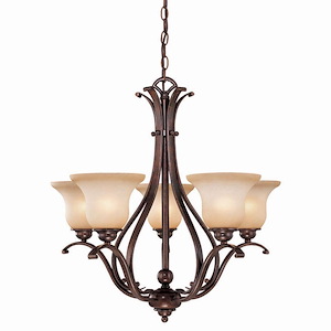 Monrovia 5-Light Chandelier in Transitional Style 25.5 Inches Tall and 26 Inches Wide - 187720