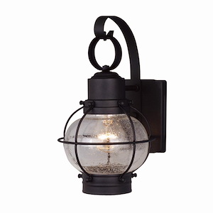 Chatham 1-Light Outdoor Wall Sconce in Coastal and Lantern Style 12 Inches Tall and 6.5 Inches Wide - 187882