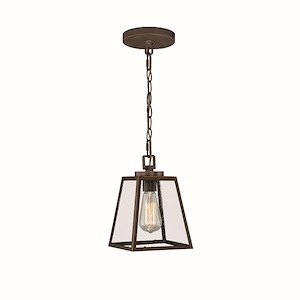 Grant 1-Light Mini Pendant in Farmhouse and Lantern Style 10.25 Inches Tall and 7 Inches Wide - 430891