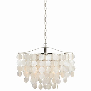 Elsa 3-Light Pendant in Transitional and Waterfall Style 18.5 Inches Tall and 19.75 Inches Wide - 515408