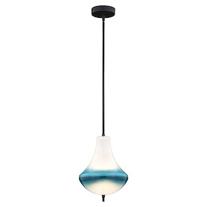 Somerset 1-Light Mini Pendant in Contemporary and Teardrop Style 19.75 Inches Tall and 10 Inches Wide - 1050527