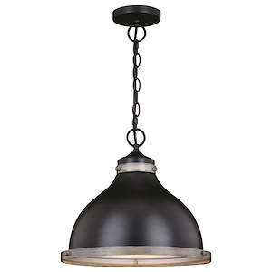 Sheffield - 1 Light Pendant-17 Inch Tall and 15 Inch Wide - 1371631