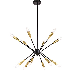 Ellis - 12 Light Pendant-23.75 Inch Tall and 25.25 Inch Wide - 1371634
