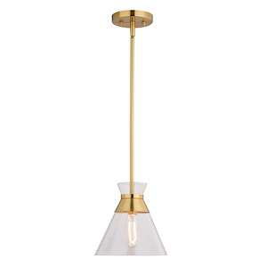 Harper - 1 Light Mini-Pendant-19.25 Inch Tall and 8.5 Inch Wide - 1371640
