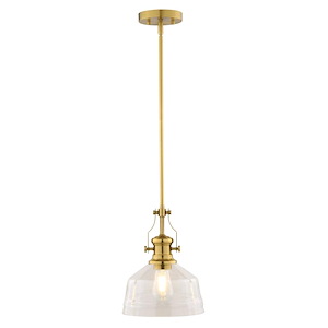 Beloit - 1 Light Mini-Pendant-20.25 Inch Tall and 9 Inch Wide - 1371659