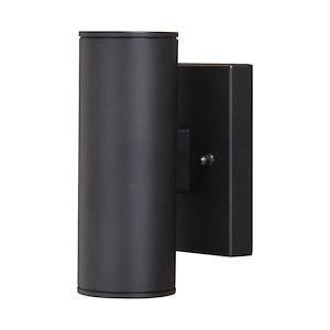 Chiasso 2-Light Outdoor Wall Sconce in Contemporary and Cylinder Style 8 Inches Tall and 4.5 Inches Wide - 1050475