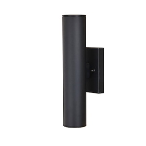 Chiasso 2-Light Outdoor Wall Sconce in Contemporary and Cylinder Style 14.25 Inches Tall and 4.5 Inches Wide - 1050474