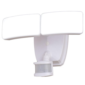 Zeta - 32W 2 LED Outdoor Motion Sensor Flood Light In Contemporary Style-8 Inches Tall and 11.5 Inches Wide - 1299107