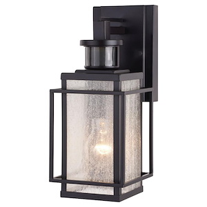 Hyde Park - 1 Light Outdoor Motion Sensor Wall Mount In Mission Style-12.5 Inches Tall and 5.25 Inches Wide - 1299127
