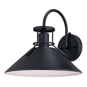 Canton - 1 Light Outdoor Wall Lantern-11 Inch Tall and 12 Inch Wide - 1371712