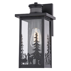 Acadia - 1 Light Outdoor Motion Sensor Wall Mount-12.25 Inch Tall and 6 Inch Wide - 1403072