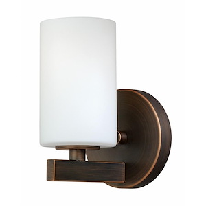 Glendale 1-Light Bathroom Light in Transitional Style 8 Inches Tall and 5 Inches Wide - 1073782