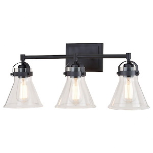Mason - 3 Light Bath Vanity In Farmhouse Style-10.25 Inches Tall and 23 Inches Wide - 1299155
