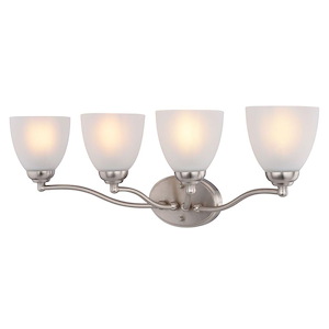 Bellwood - 4 Light Bath Vanity-9.75 Inch Tall and 28 Inch Wide - 1403087