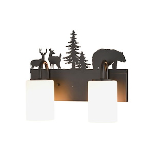 Acadia - 2 Light Bath Vanity with LED Night Light-13 Inch Tall and 14.5 Inch Wide - 1403097