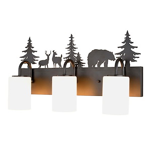 Acadia - 3 Light Bath Vanity with LED Night Light-13 Inch Tall and 23 Inch Wide - 1403098