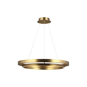 Grace - 80.3W 1 LED Chandelier-3.8 Inches Tall and 35.8 Inches Wide - 1336841