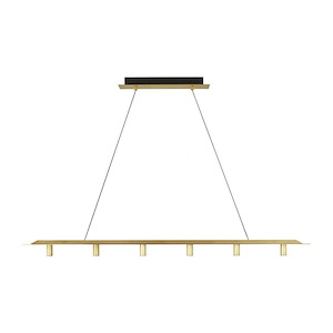 Tech Lighting-Ponte 50-22.7W 1 LED Linear Suspension In Modern Style 2.7 Inch Tall and 5 Inch Wide - 1263690
