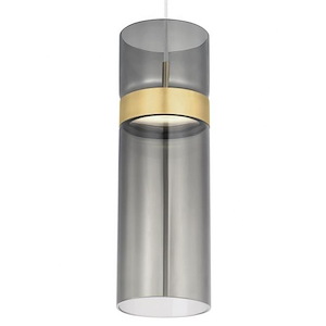 Tech Lighting-Manette Grande-18W 1 LED Line-Voltage Pendant In Modern Style-15.5 Inch Tall and 5 Inch Wide - 1264165