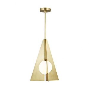 Tech Lighting-Orbel Pyramid Grande-1 Light Line-Voltage Pendant In Mid-Century Modern Style 25 Inch Tall and 17.8 Inch Wide - 1264186