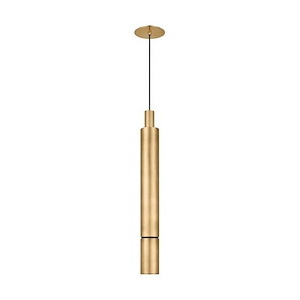 Tech Lighting-Sottile-10.8W 1 277V LED Extra Large Line-Voltage Pendant-27 Inch Tall and 3 Inch Wide - 1264255