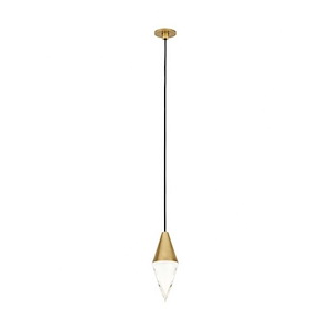 Tech Lighting-Turret-4.6W 1 LED Port Alone Line-Voltage Pendant-6.7 Inch Tall and 2.5 Inch Wide - 1264284