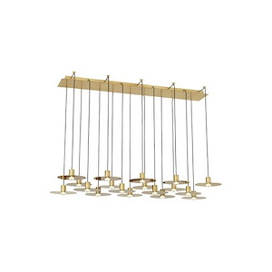 Tech Lighting-Eaves-77.4W 18 277V LED Chandelier-3.1 Inch Tall and 16.3 Inch Wide - 1264292