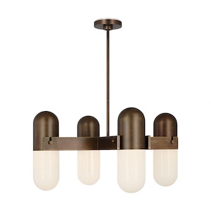 Capsule - 17W 4 LED Chandelier-12 Inch Tall and 23.9 Inch Wide - 1365862