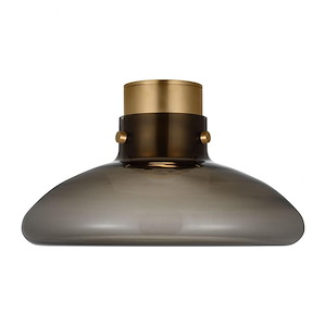 Morgan - 18.4W 1 LED Flush Mount-10.3 Inch Tall and 18 Inch Wide - 1365942