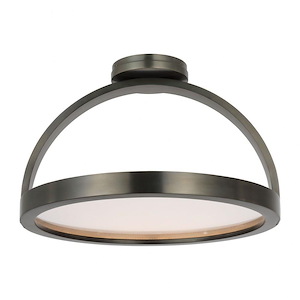 Cerne - 19W 1 LED Large Flush Mount-10.3 Inch Tall and 16 Inch Wide - 1365891