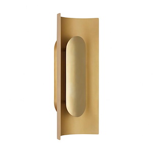 Shielded - 11.2W 1 LED Medium Wall Sconce-18 Inches Tall and 3.7 Inches Wide - 1336805
