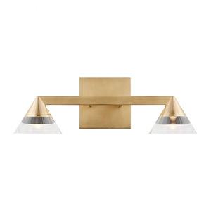 Midrand - 18.7W 2 LED Crystal Bath Vanity-5 Inch Tall and 5.7 Inch Wide - 1376824