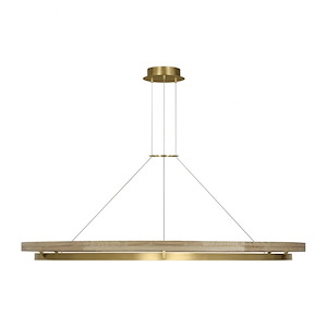 Grace - 123.6W 1 LED Chandelier-3.8 Inches Tall and 65 Inches Wide - 1336806