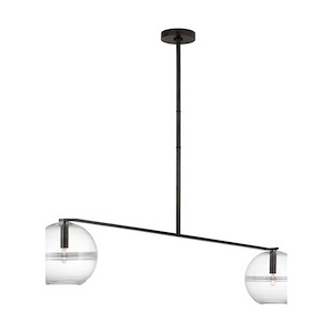 Lowing - 2 Light Medium Wide Chandelier-27.6 Inches Tall and 10.5 Inches Wide - 1336870