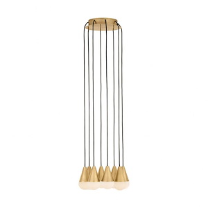 Cupola - 4.3W 8 LED Chandelier-4.7 Inches Tall and 10.5 Inches Wide - 1337012