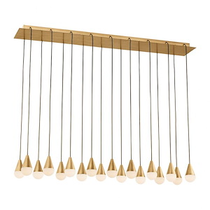 Cupola - 4.3W 18 LED Chandelier-4.7 Inches Tall and 11 Inches Wide - 277V - 1336807