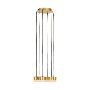 Gable - 4.3W 6 LED Chandelier-2.2 Inches Tall and 10.4 Inches Wide - 1336775