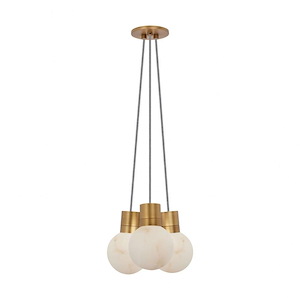 Mina - 27W 3 LED Small Chandelier-7.6 Inches Tall and 9 Inches Wide - 1336884