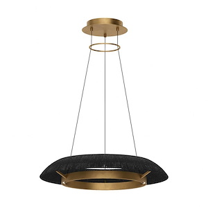 Noa - 40W 1 LED Small Chandelier-4.8 Inches Tall and 27.1 Inches Wide - 1336904
