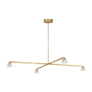 Midrand - 31.9W 4 LED Crystal Chandelier-9.1 Inch Tall and 52 Inch Wide - 1376846