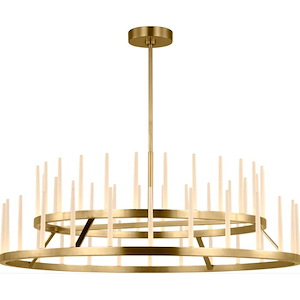 Sagrada - 71.8W 52 LED 2-Tier Chandelier-15 Inch Tall and 49 Inch Wide - 1395253