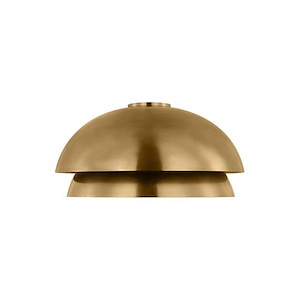 Shanti - 12W 1 LED Large Flush Mount In Contemporary Style-12.2 Inches Tall and 20.5 Inches Wide - 1292246
