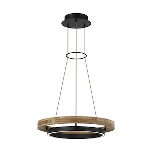 Grace - 45W 1 LED Outdoor Chandelier-3.8 Inch Tall and 24 Inch Wide - 1376858