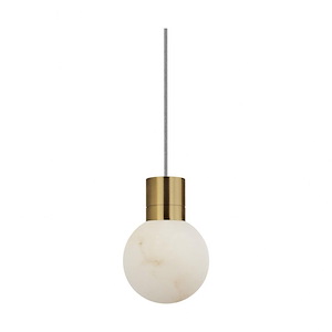 Mina - 9W 1 LED Small Pendant-7.6 Inches Tall and 5 Inches Wide - 1336834