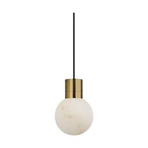 Mina - 9W 1 LED Small Pendant-7.6 Inches Tall and 5 Inches Wide - 1337021