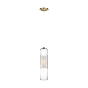 Leano - 50W 1 LED Monopoint Pendant-14.6 Inch Tall and 3.5 Inch Wide - 1376871