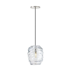 Audra - 1 Light Pendant-9.5 Inch Tall and 7.4 Inch Wide - 1395303