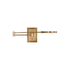Spectica - 9W 1 LED Small Task Wall Sconce In Contemporary Style-5 Inches Tall and 28 Inches Wide - 1292260